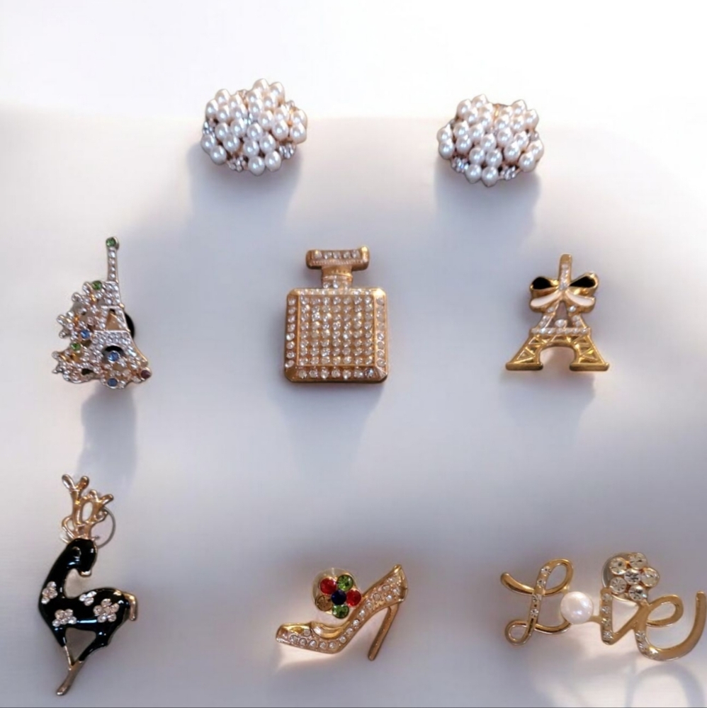 Rhinestone Croc Charms